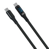 Trusmi CtoC Digital Braided Fast Charging Cable - Black