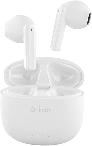 G-Tab X5 Bluetooth V5.3 Wireless Earbuds With Dual Mic, Large Battery, Hifi Sound, Type C Fast Charging Port, 1 Free Cover