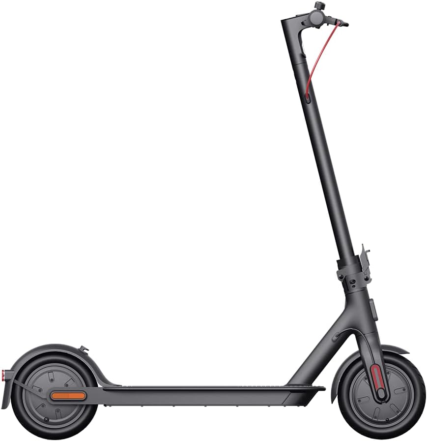 Xiaomi Electric Scooter 4 Pro Black with Dual Braking System up 25 Km/H Maximum Speed | 55km Super long range battery life | 10 inch self-sealing tires 2023 Model, 1240X1198mm