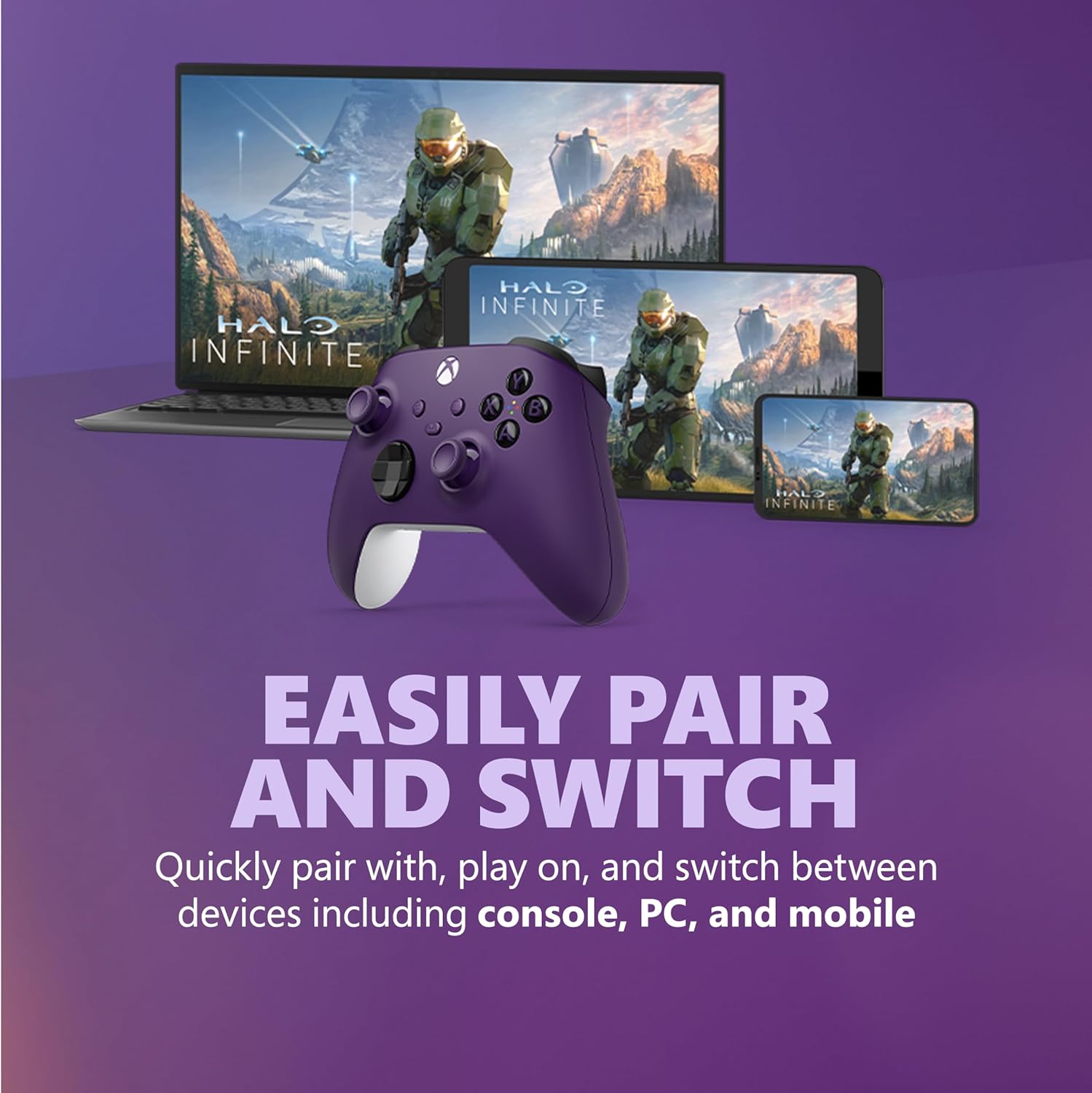 Xbox Wireless Controller Astral Purple Series X|S, One, and Windows Devices