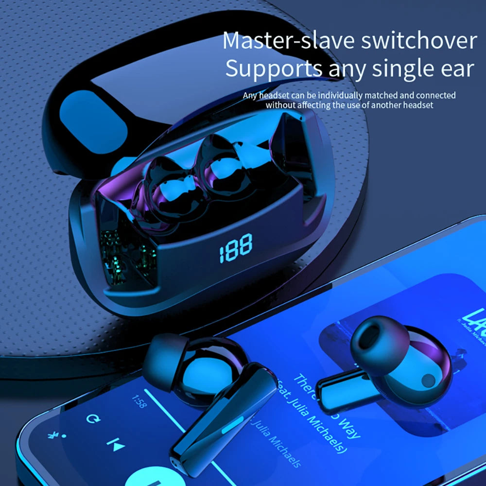 Trusmi Digital Bluetooth 5.3 In-Ear Earphone WS02 Black