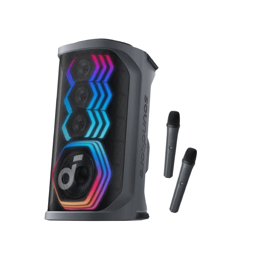 Anker Soundcore Rave 3 Party Speaker, 2 Wireless Microphones