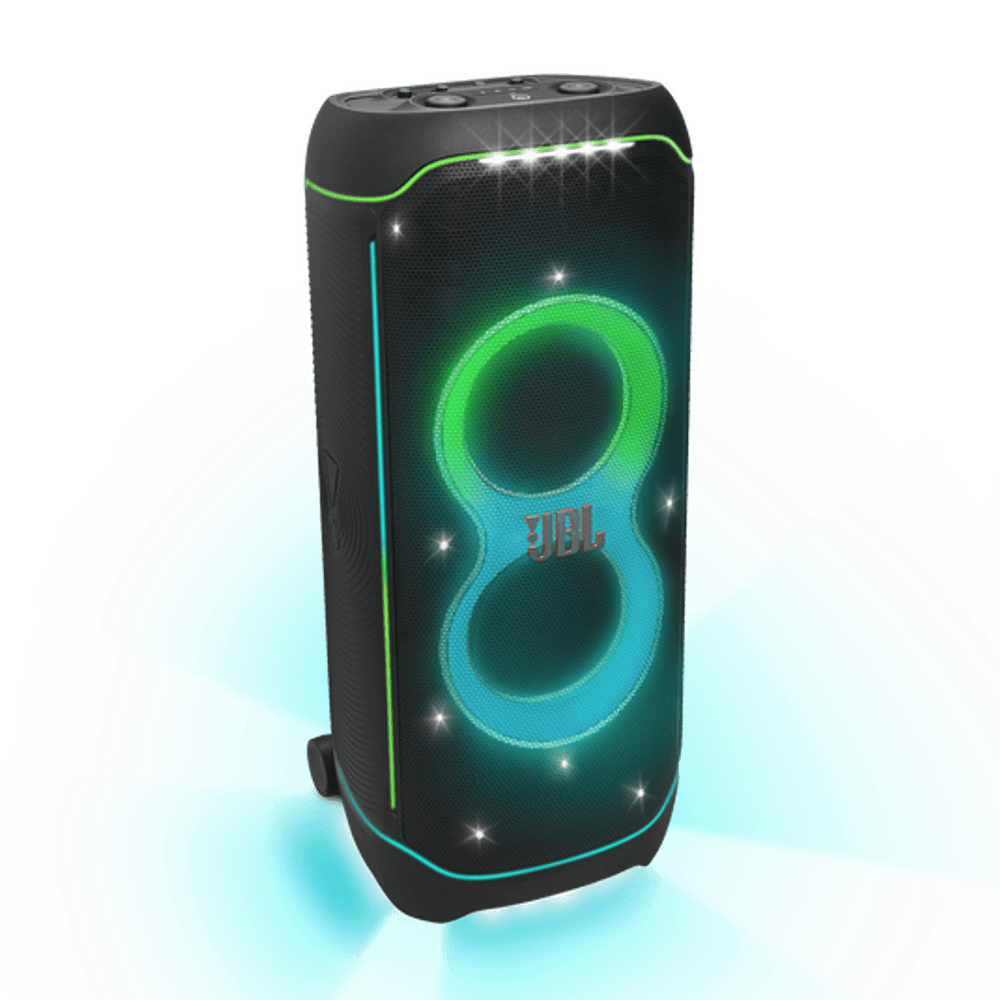 JBL PartyBox Ultimate Massive Party Speaker with Powerful Sound, Multi-Dimensional Lightshow, Splashproof Design, Black
