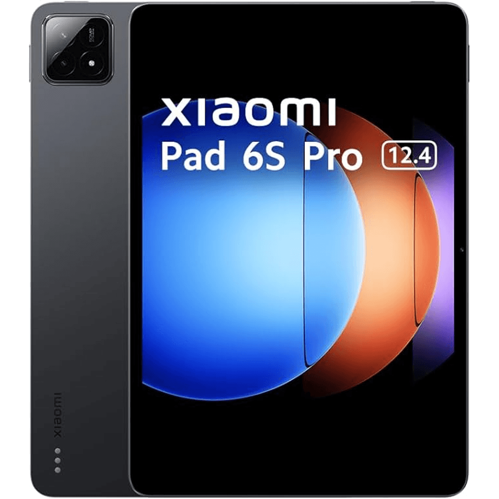 Xiaomi Pad 6S Pro 12.4" Tablet 3K Display, 144Hz Refresh Rate, 256GB Storage, 8GB RAM, Snapdragon 8 Gen 2, 10,000mAh Battery, 120W Fast Charging, Black