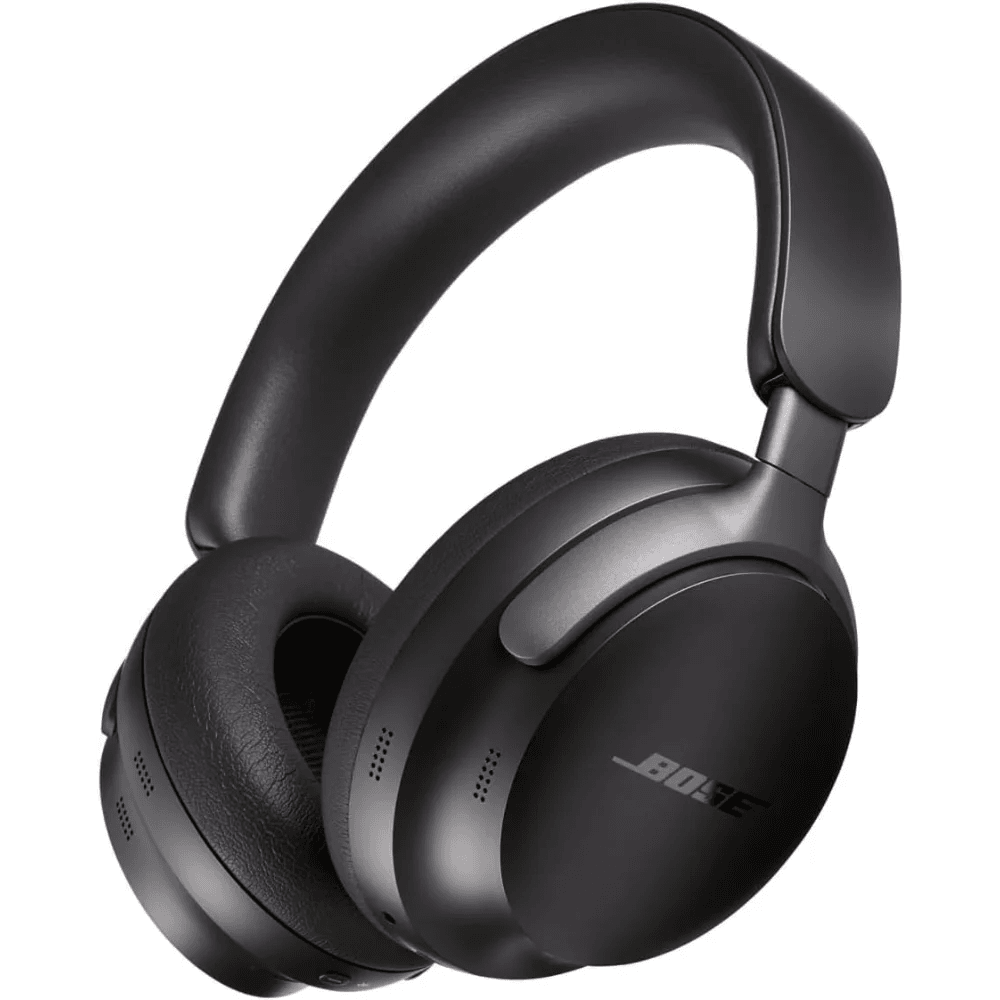 Bose QuietComfort Ultra Wireless Noise Cancelling Headphones, Spatial Audio, Over-the-Ear Headphones with Mic, 24H Battery Life, 2023, Black