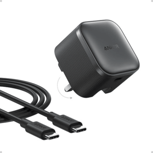 Anker Nano 45W Type C Fast Charging Charger, Compact and Folddable Plug, USB-C Charger Block for Samsung Galaxy S25 Ultra/S24 Series, iPhone 17 Series, MacBook, Pixel 9, iPad (6 ft Cable Included)