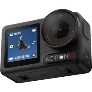 DJI Osmo Action 5 Pro Essential Combo, Waterproof Action Camera with 1/1.3" Sensor, 4K/120fps Video, Subject Tracking, Stabilization, Dual OLED Touchscreens, Action Camera 4K Ideal for Sports, Vlog