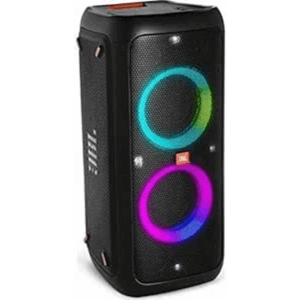 JBL PartyBox 310 Portable Party Speaker with Dazzling Lights and Powerful JBL Pro Sound, 18H Battery, Built-In Wheels, IPX4 Splashproof, SOund Effects, Karaoke Mode, USB Port - Black, JBLPARTYBOX310UK