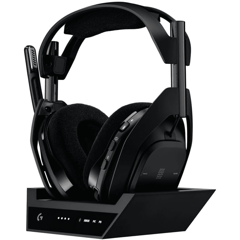 Logitech G Astro A50 X LIGHTSPEED Wireless Gaming Headset + Base Station, PRO-G GRAPHENE, PLAYSYNC across Xbox Series X|S + PS5 + PC/mac, Bluetooth, HDMI 2.1 Passthru - Black