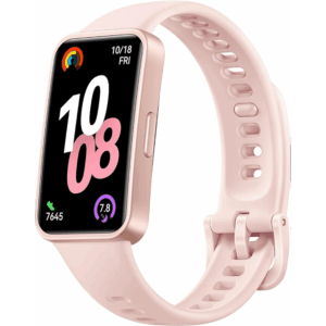 HUAWEI Band 10 Smart Watch, Metallic Design and Comfortable Wearing, Pro-level Sleep Analysis, Emotional Health Aid, 100 Workout Modes, Robust Battery Life, IOS and Android, Pink