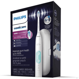 Sonicare Philips ProtectiveClean 5100 Rechargeable Electric Power Toothbrush, White, HX6857/11
