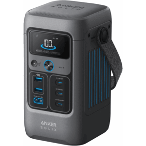Anker SOLIX C200 DC Power Bank Station (60,000mAh), 192Wh Portable Power Station, LiFePO4 Battery, 200W Solar Generator, For Outdoor Camping, Traveling, and Emergencies (Optional Solar Panel)
